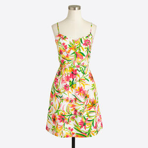 J Crew Printed Seaside Floral Summer Dress